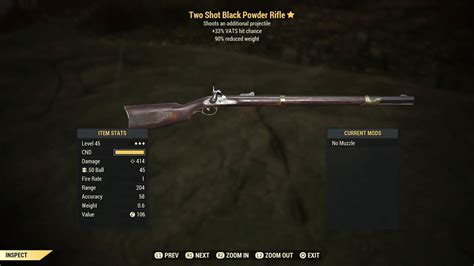 fo76 the dragon|fo76 black powder rifle.